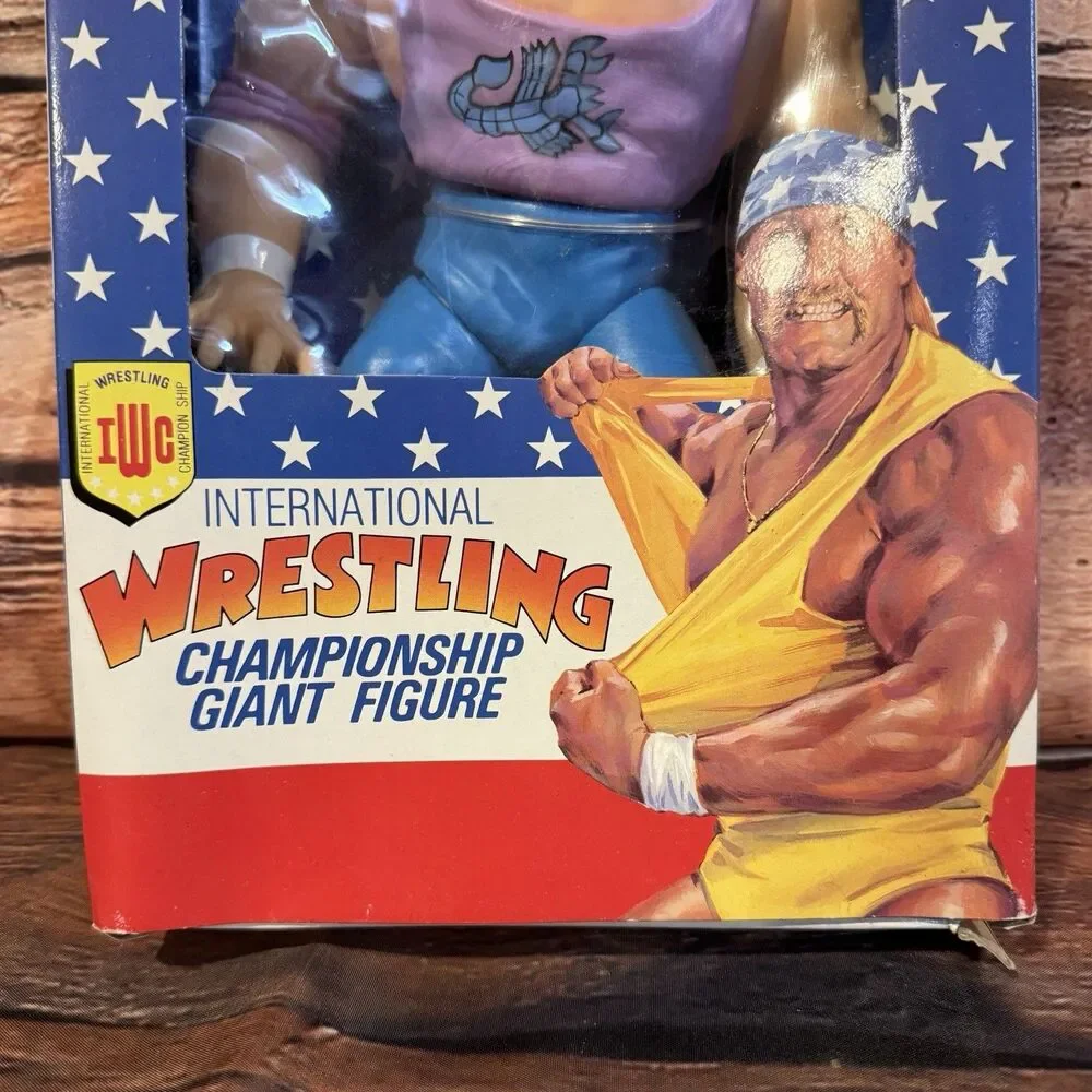 Vintage IWC Sting Giant Figure Wrestling Action Figure Rare KO International